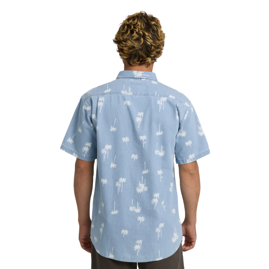 Billabong Men's Sundays Mini SS Shirt - Corydalis Blue - Image 3