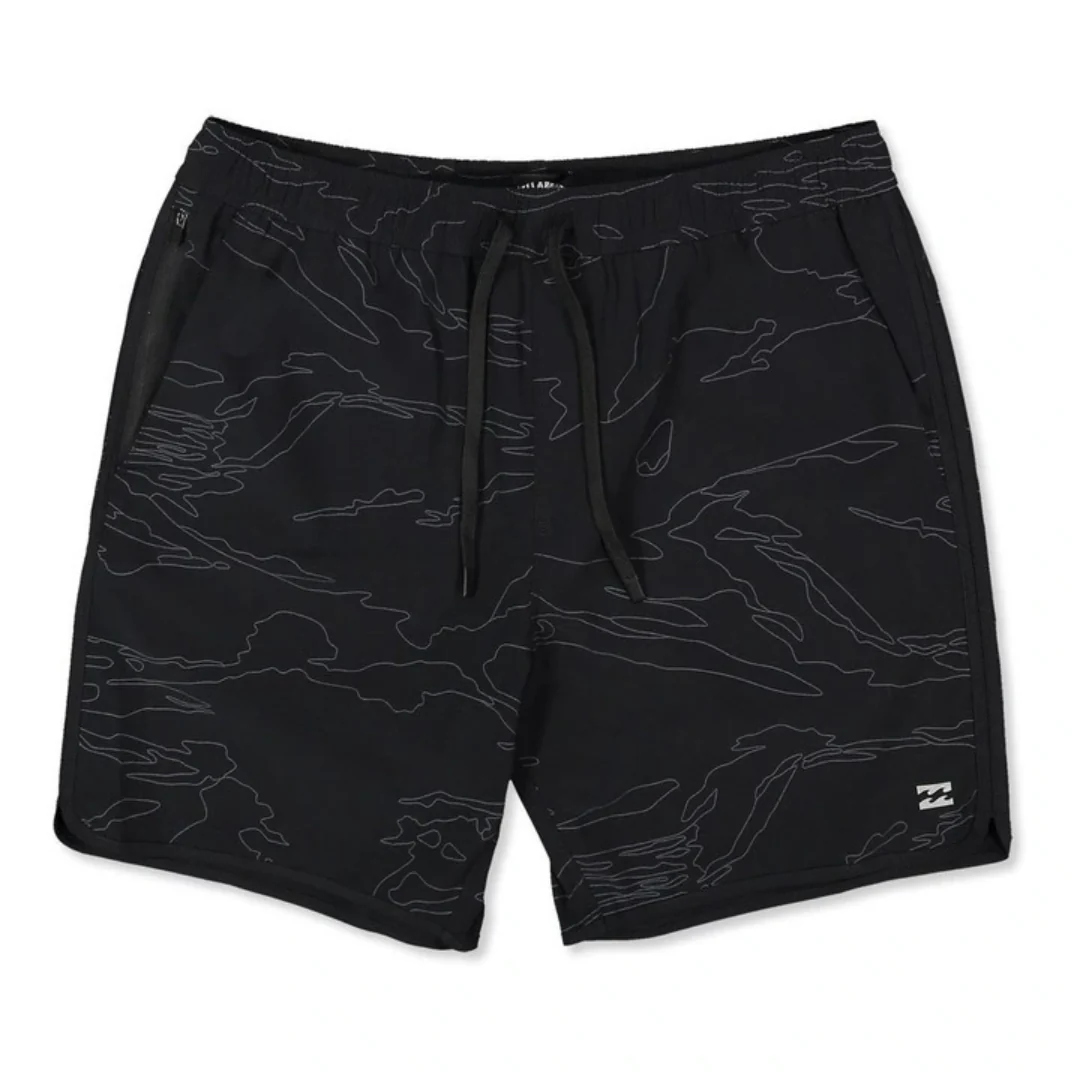 Billabong Men's Surftrek Transit Elastic Shorts - Black Camo