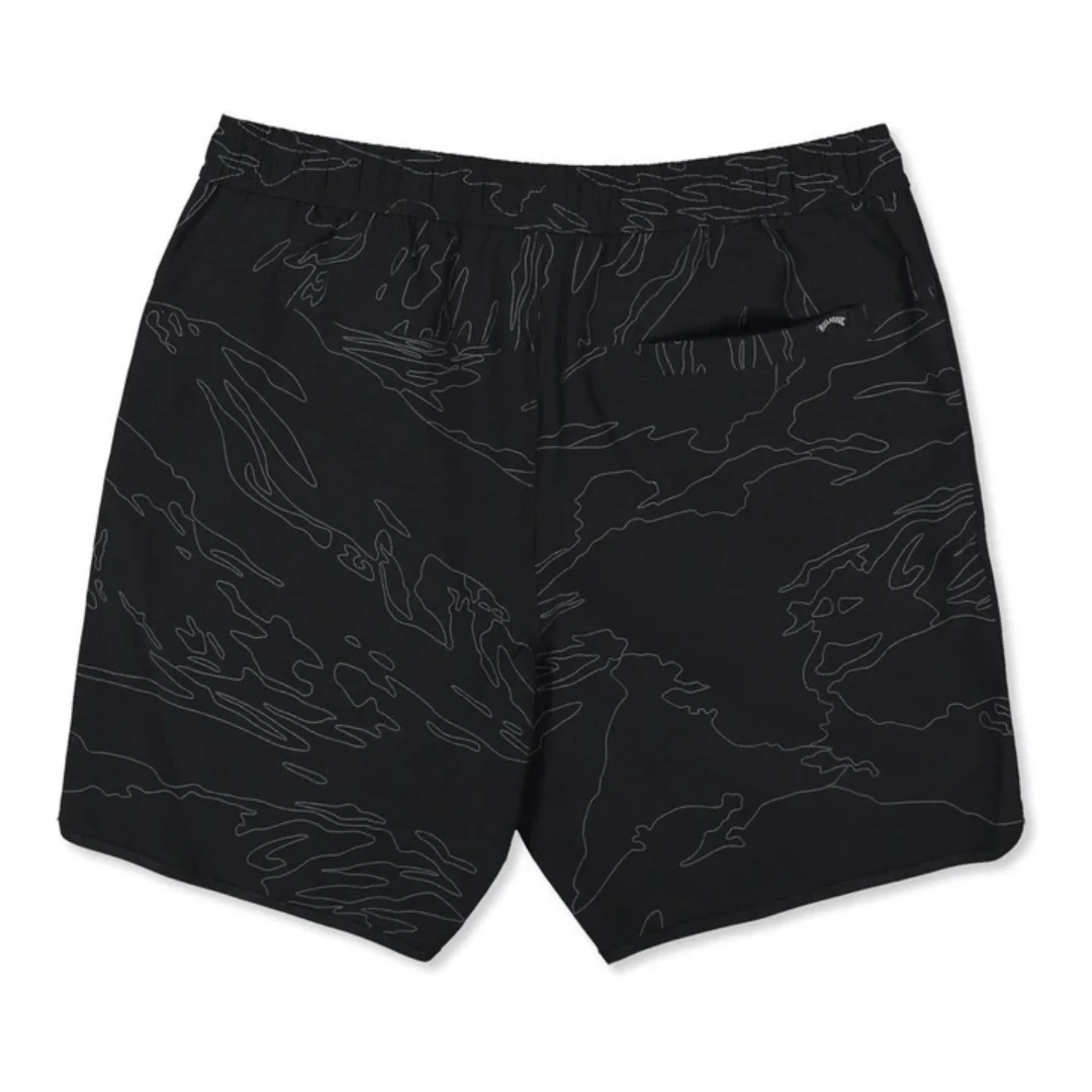 Billabong Men's Surftrek Transit Elastic Shorts - Black Camo - Image 2