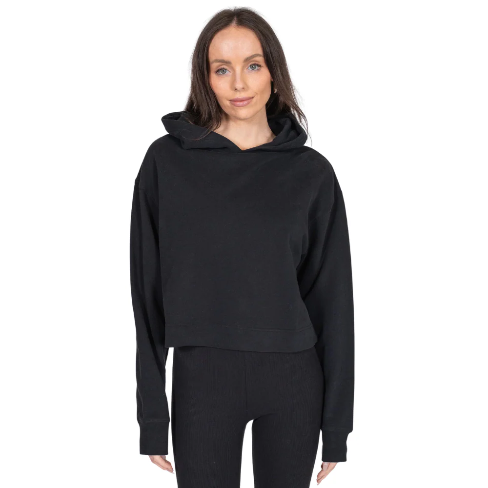 Brunette Cropped Core Hoodie - Image 2