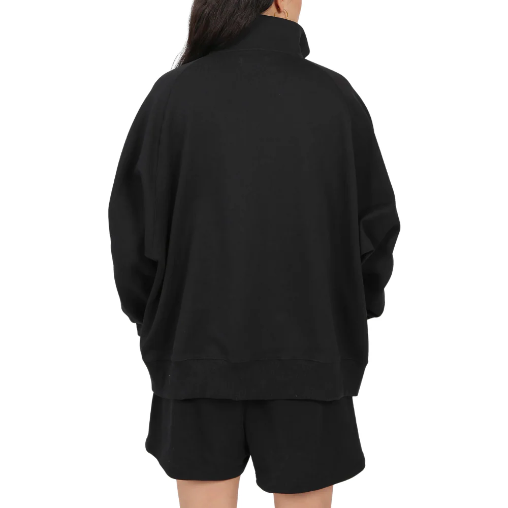 Brunette NYBF Crew 1/2 Zip - Image 2