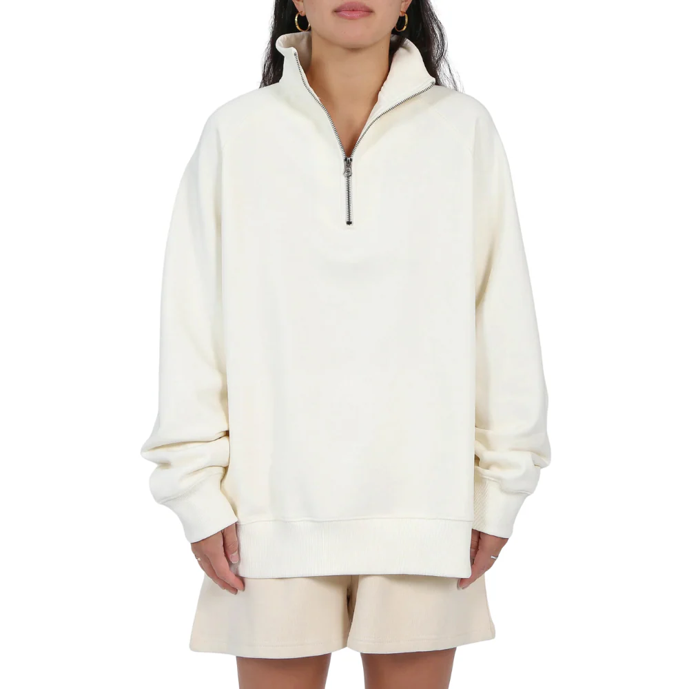 Brunette NYBF Crew 1/2 Zip - Image 3