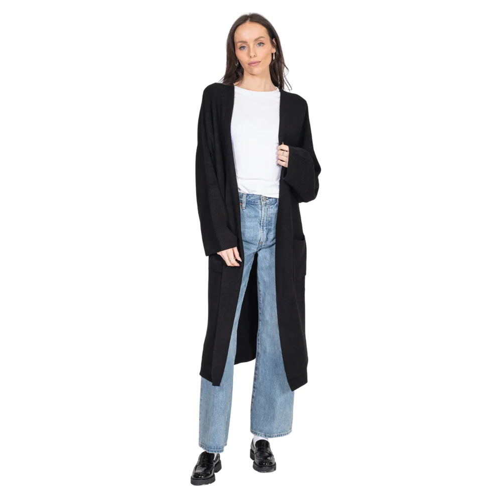 Brunette The Matilda Rib Knit Cardigan