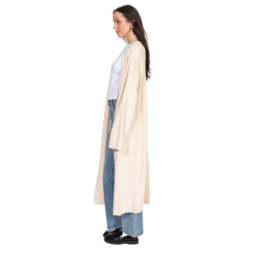 Brunette The Matilda Rib Knit Cardigan - Image 4