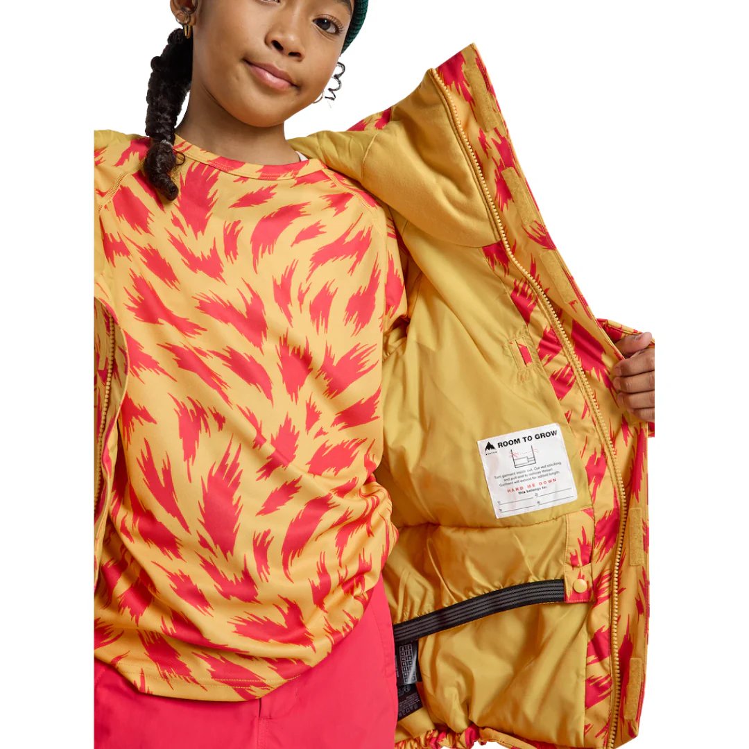 Burton Kids' Skimmer 2L Jacket - Fur Goldenrod - Image 3