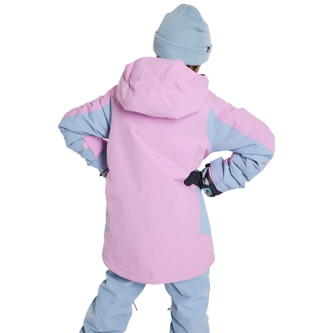 Burton Kids' Skimmer 2L Jacket - Orchid Purple/Dusty Blue - Image 4