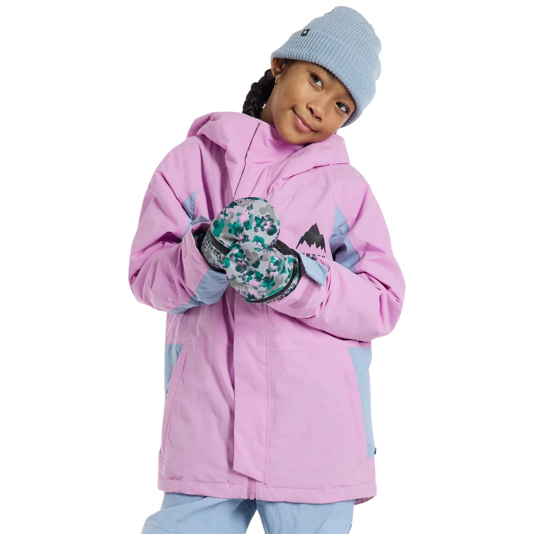 Burton Kids' Skimmer 2L Jacket - Orchid Purple/Dusty Blue - Image 5