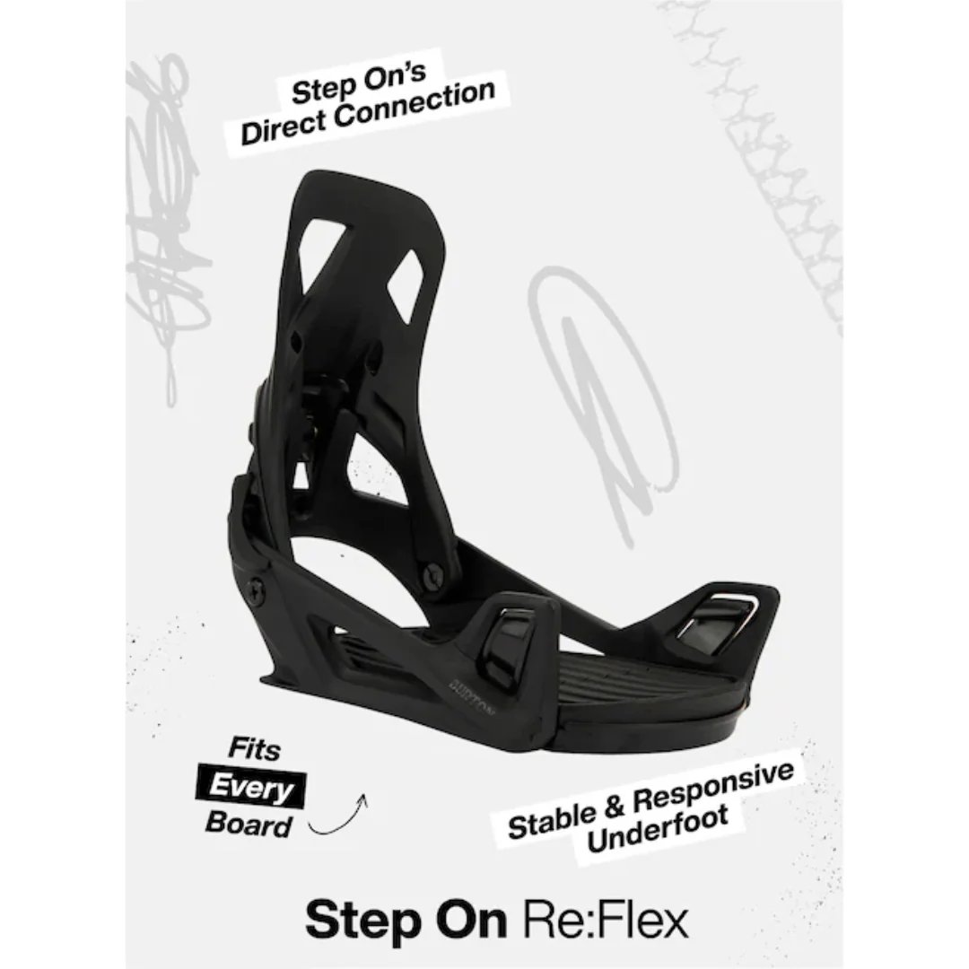 Burton Kids' Step On Re:Flex Snowboard Bindings - Image 4