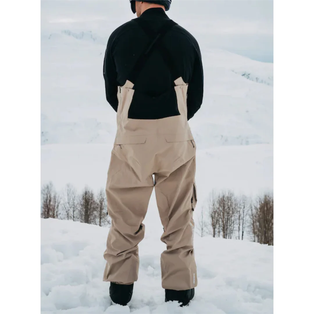 Burton Men's AK Acamar Gore-Tex Pro 3L Bib Snowpants-Summit Taupe - Image 3