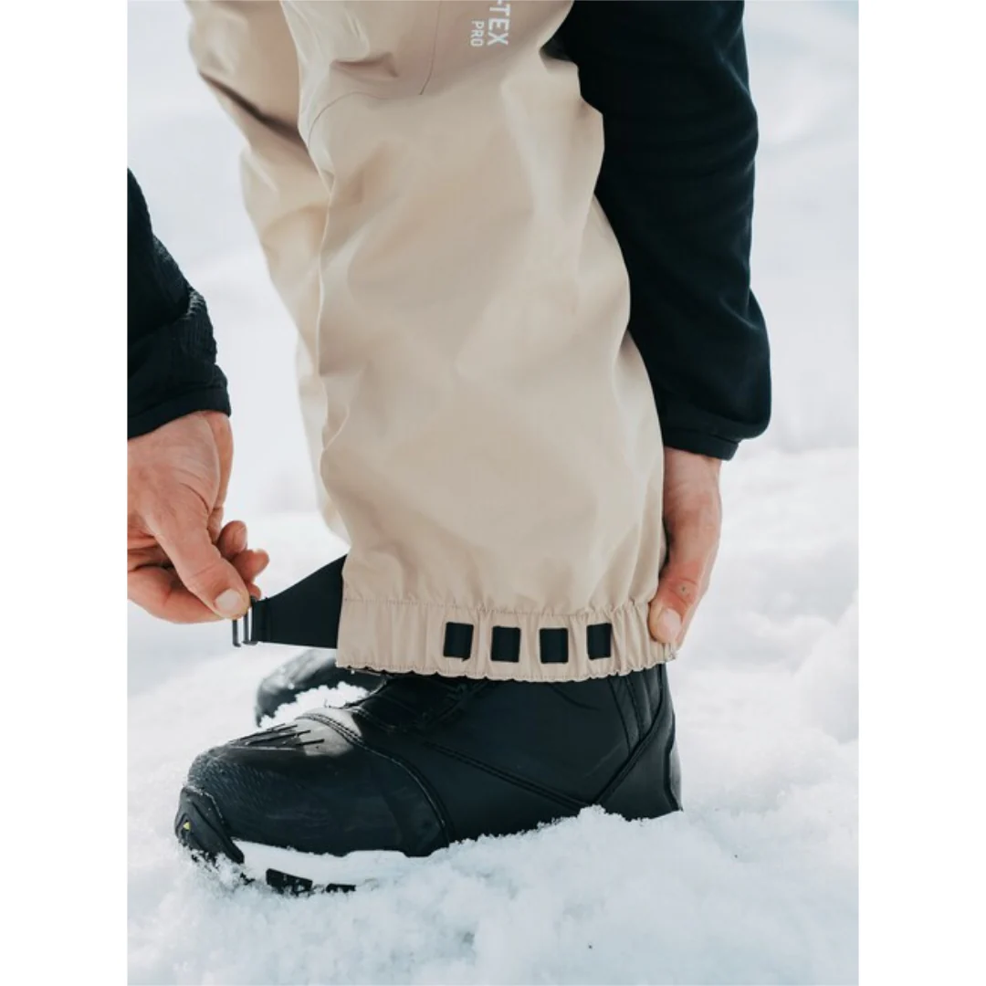 Burton Men's AK Acamar Gore-Tex Pro 3L Bib Snowpants-Summit Taupe - Image 7