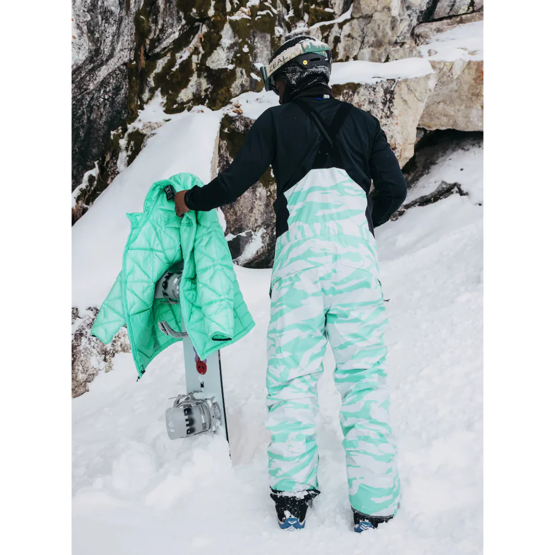 Burton Men's [ak] Cyclic GORE-TEX 2L Bib Pants - Oversized Zebra - Image 5