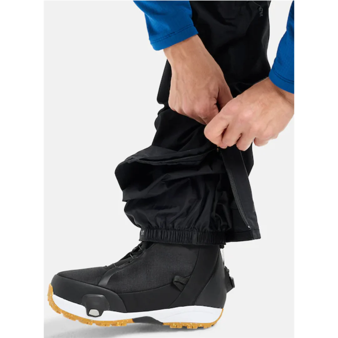 Burton Men's [ak] Cyclic GORE-TEX Bib Pants - True Black - Image 7