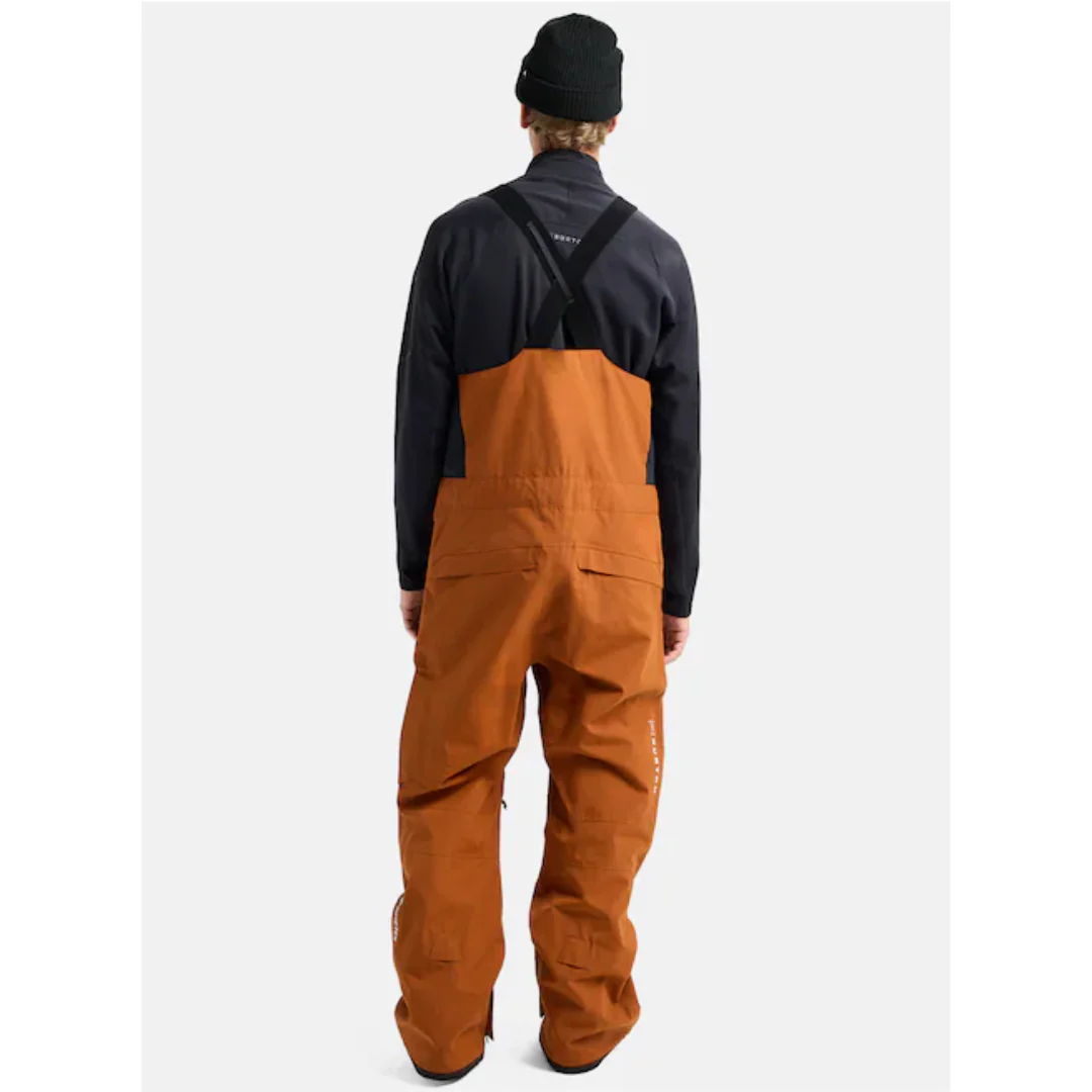 Burton Men's AK Cyclic Gore -Tex Bib Snowpants - Chestnut Brown - Image 3