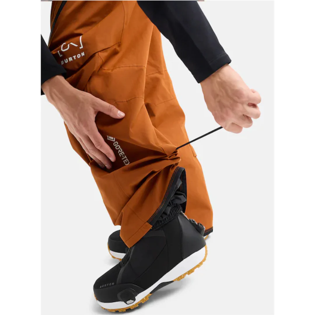 Burton Men's AK Cyclic Gore -Tex Bib Snowpants - Chestnut Brown - Image 7