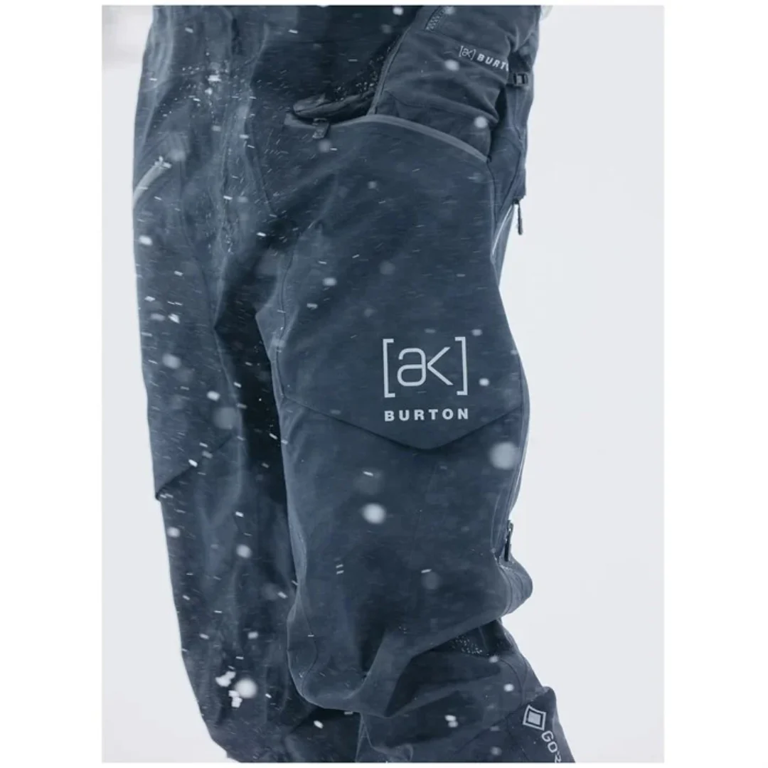 Burton Men's AK Gore Tex Freebird Bib Snowpants -True Black - Image 3