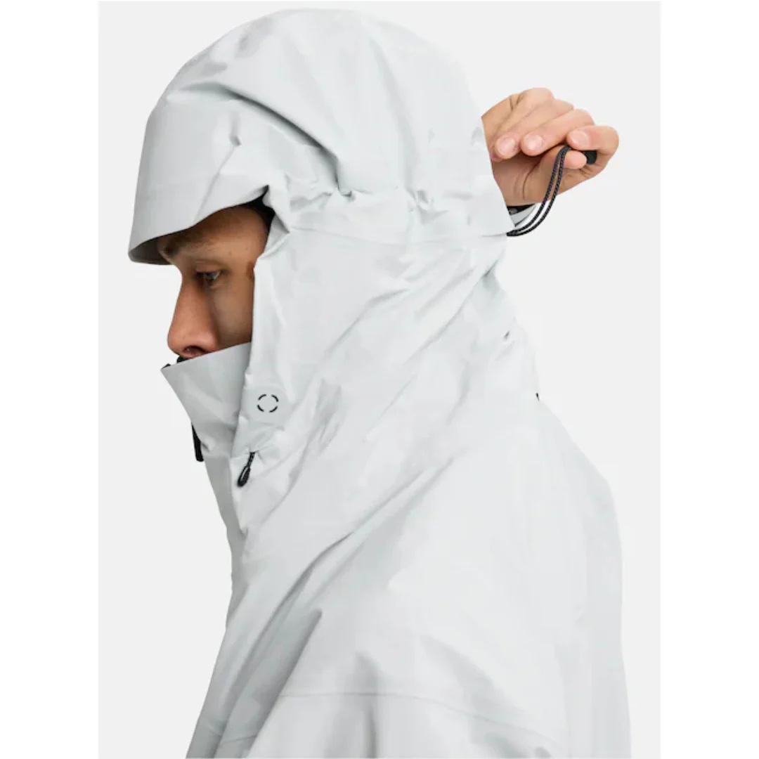 Burton Men's [ak] Hover GORE‑TEX C-Knit 3L Stretch Jacket - Gray Cloud - Image 4