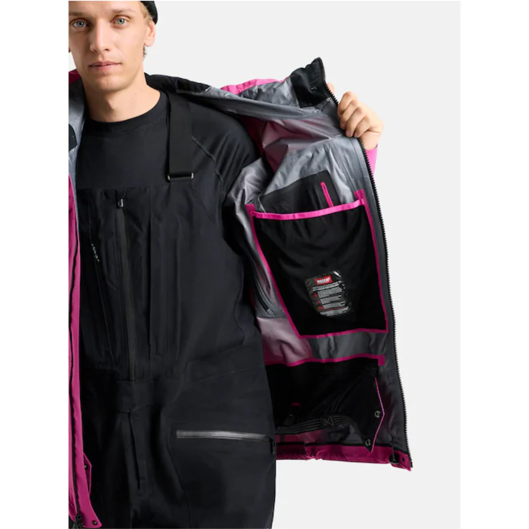 Burton Men's [ak] Hover GORE‑TEX C-Knit 3L Stretch Jacket - Very Berry - Image 9
