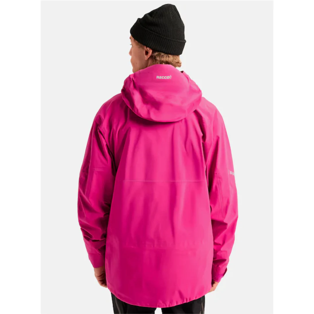 Burton Men's [ak] Hover GORE‑TEX C-Knit 3L Stretch Jacket - Very Berry - Image 3
