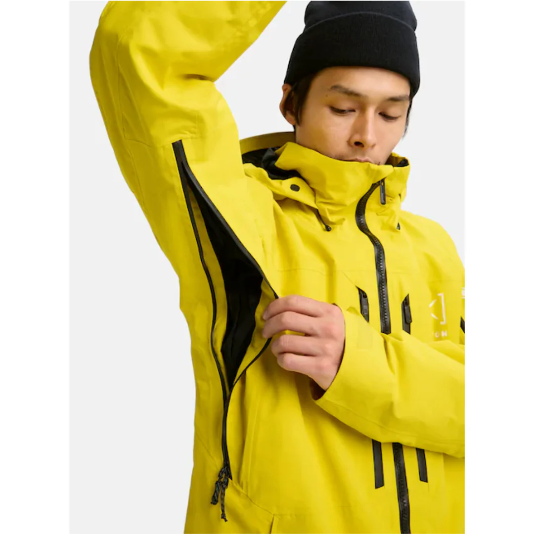 Burton Men's [ak] Swash GORE‑TEX 2L Jacket - Atomic Yellow - Image 9
