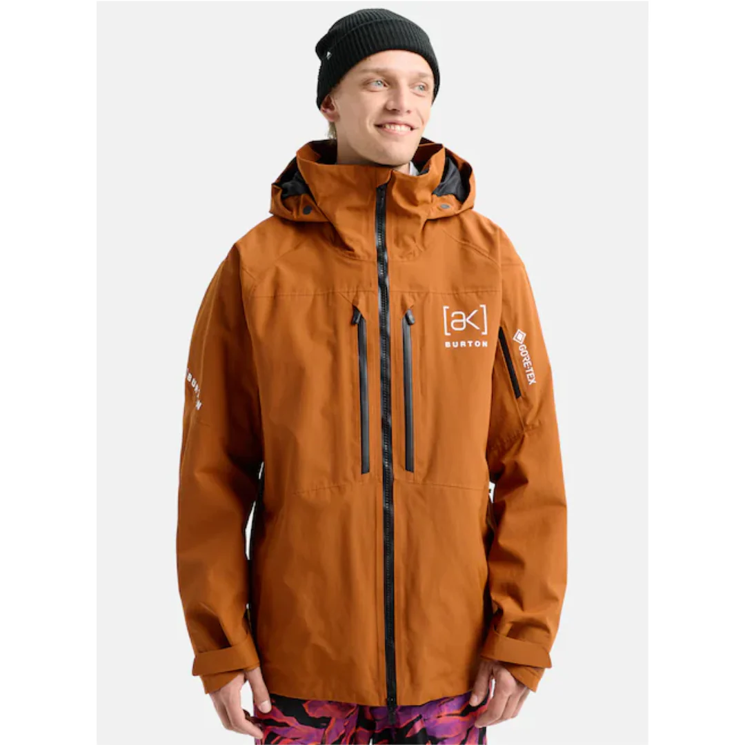 Burton Men's [ak] Swash GORE‑TEX 2L Jacket - Chestnut Brown - Image 2
