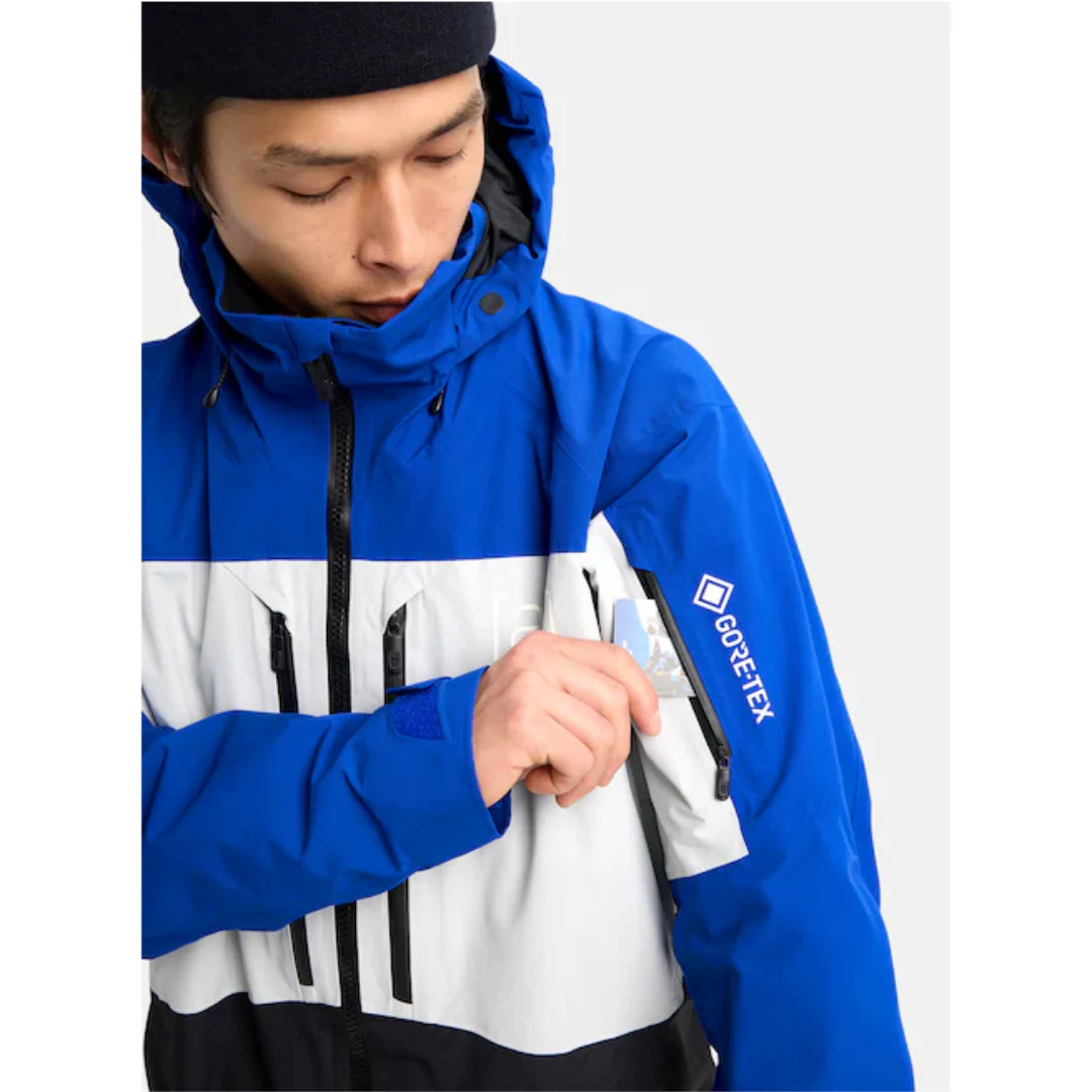 Burton Men's [ak] Swash GORE‑TEX 2L Jacket -True Black/Blue - Image 6