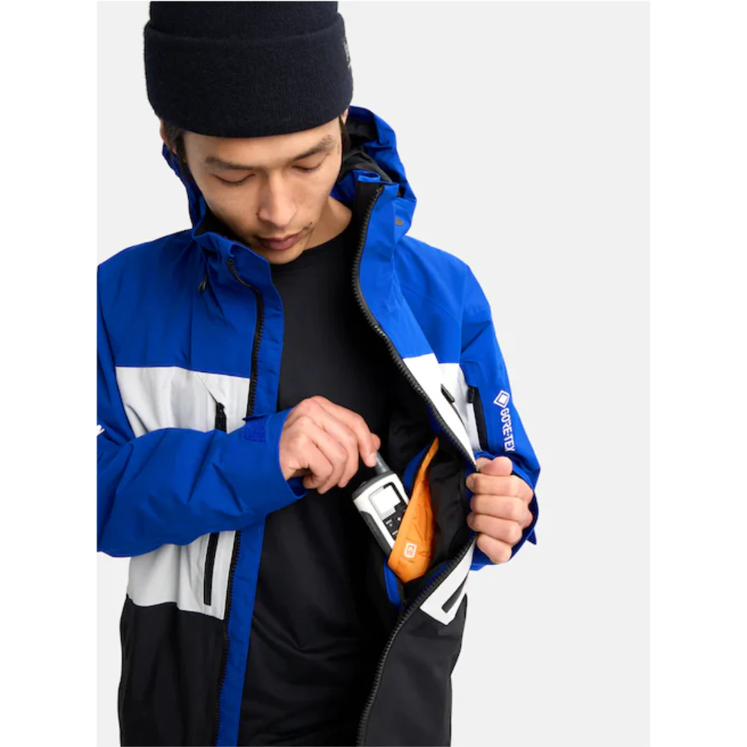 Burton Men's [ak] Swash GORE‑TEX 2L Jacket -True Black/Blue - Image 8