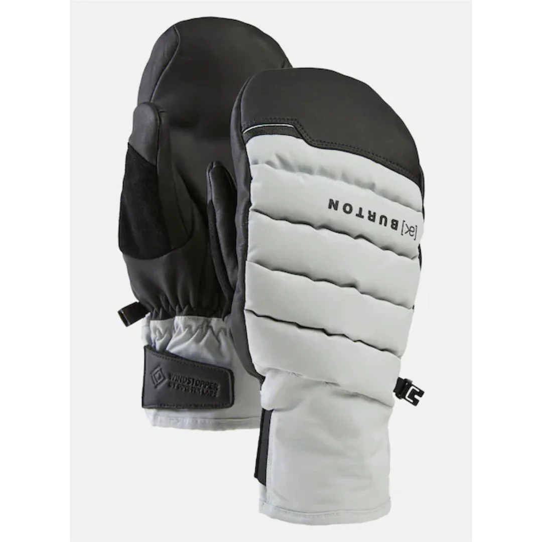 Burton Men's AK Windstopper Oven Mitts-Gray Cloud