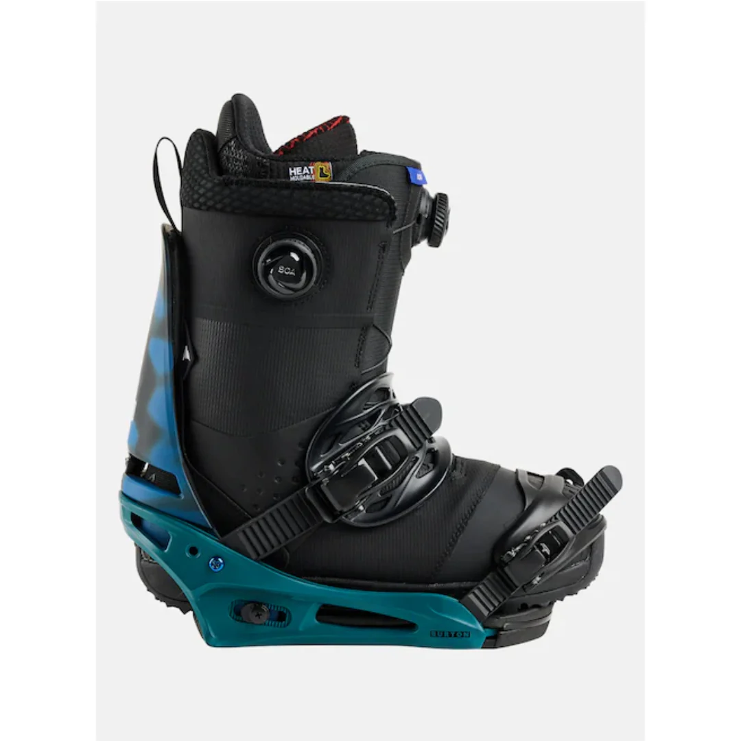 Burton - Men's Cartel Re:Flex Snowboard Bindings - Evergreen Shatter - Image 6