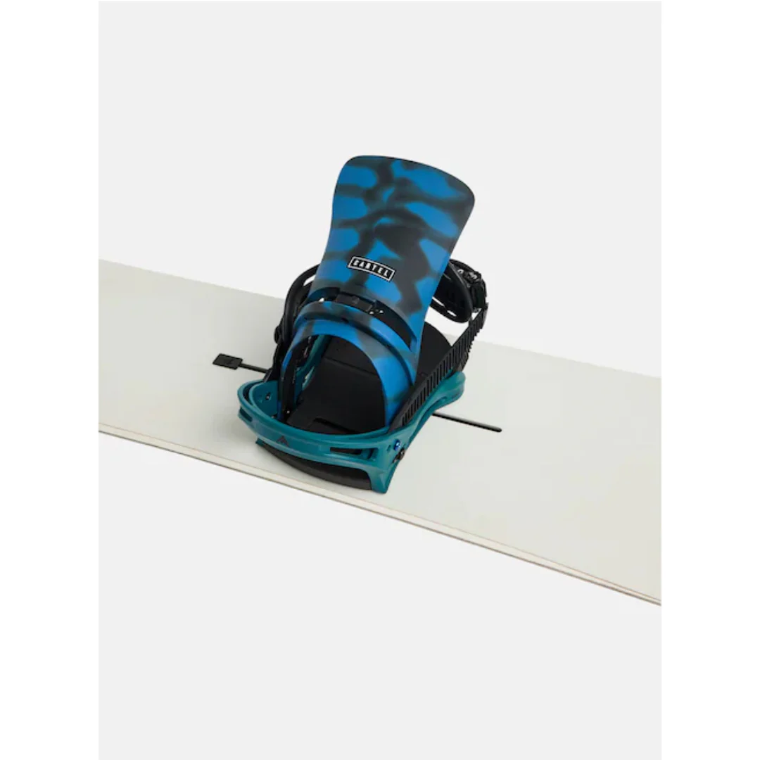 Burton - Men's Cartel Re:Flex Snowboard Bindings - Evergreen Shatter - Image 7