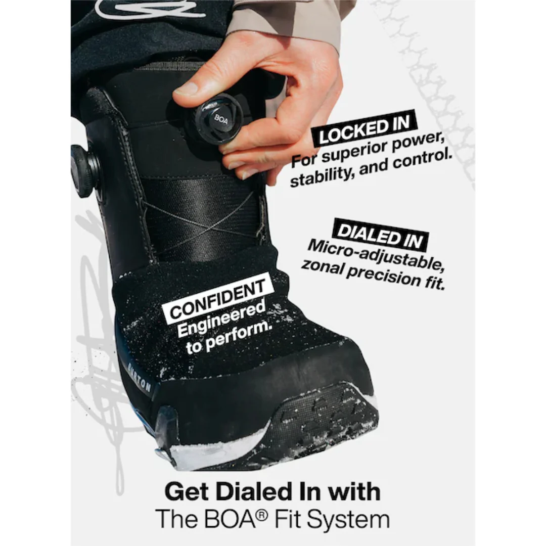 Burton - Men's Ion BOA® Snowboard Boots - Black - Image 4