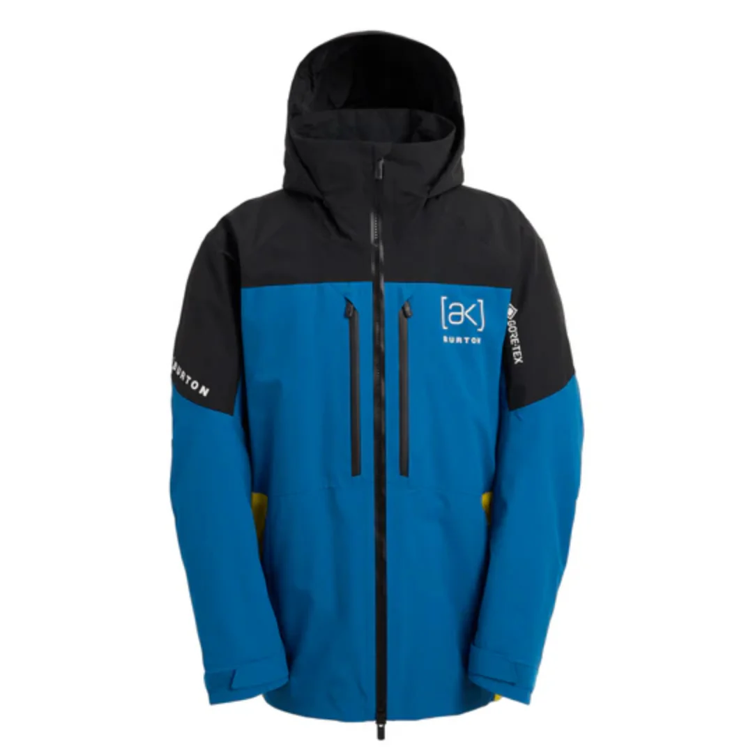 Burton Men's Men's [ak] Swash GORE-TEX Jacket - True Black/Blue Teal/Atomic Yellow