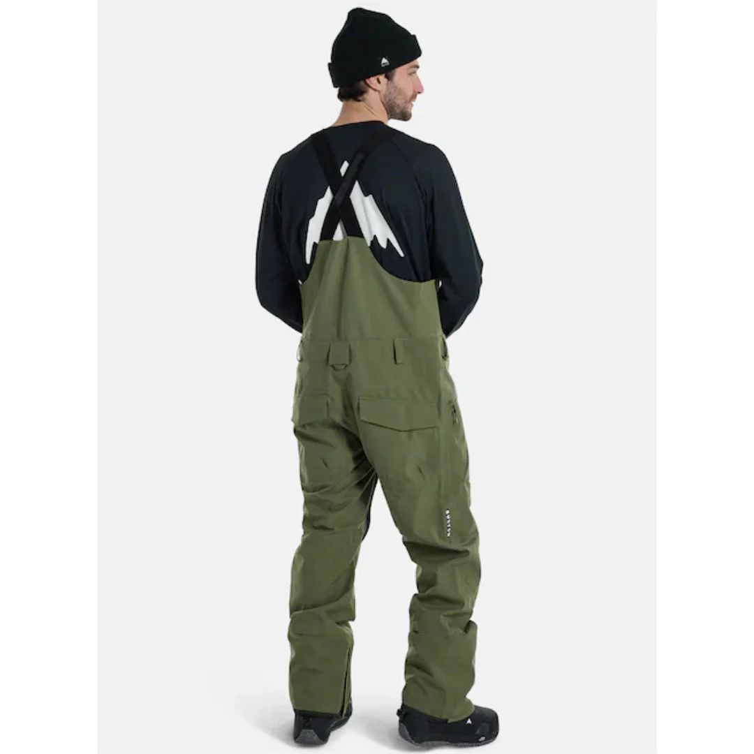 Burton Men's Reserve 2L Bib Pants - Petrol Green - Image 2