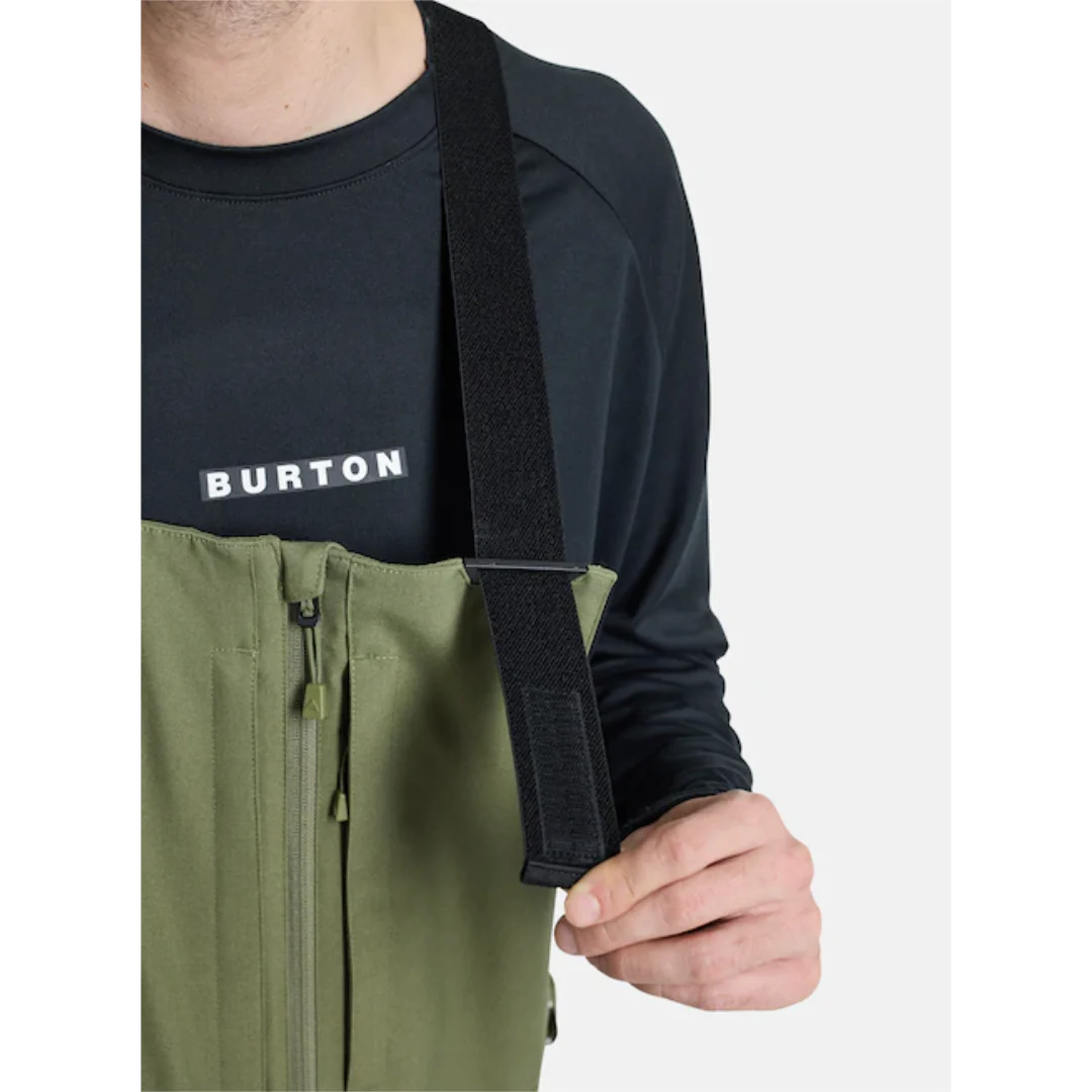 Burton Men's Reserve 2L Bib Pants - Petrol Green - Image 4