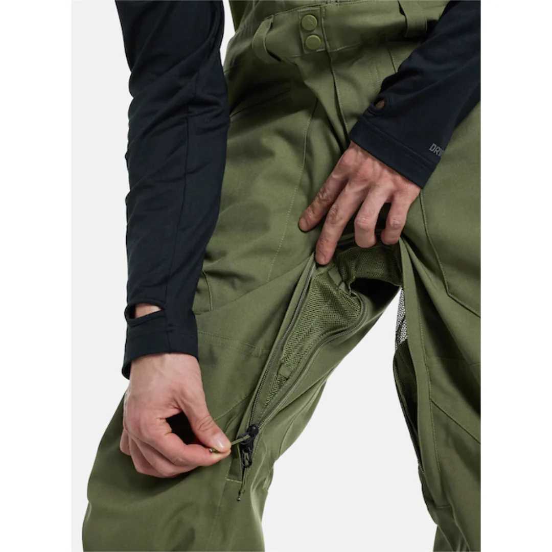 Burton Men's Reserve 2L Bib Pants - Petrol Green - Image 5