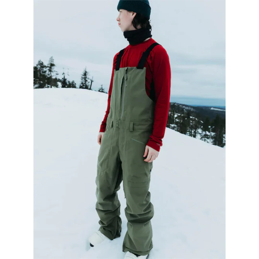Burton Men's Reserve 2L Bib Pants - Petrol Green - Image 7