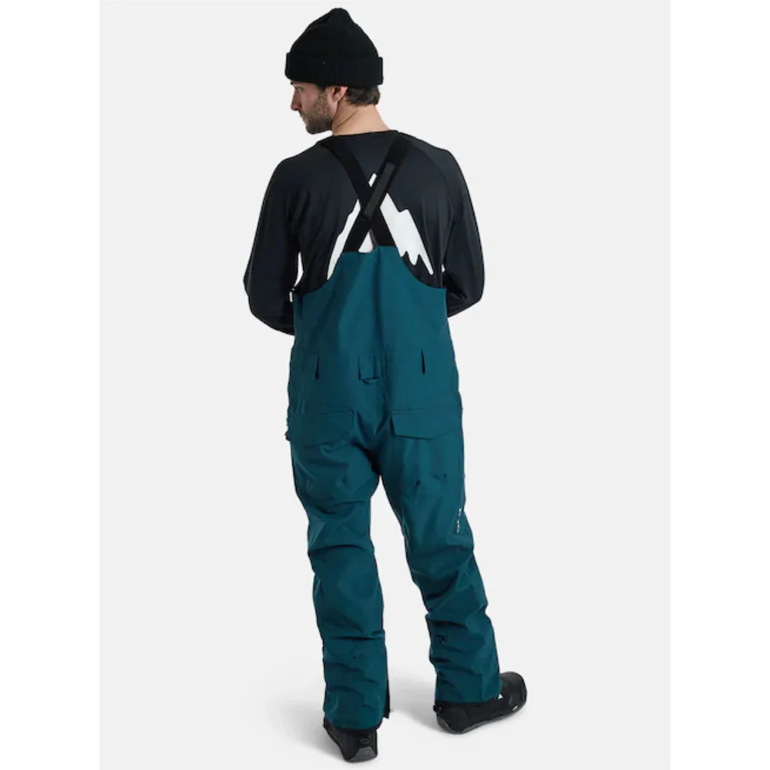 Burton Men's Reserve 2L Bib Snowpants-Deep Emerald - Image 3