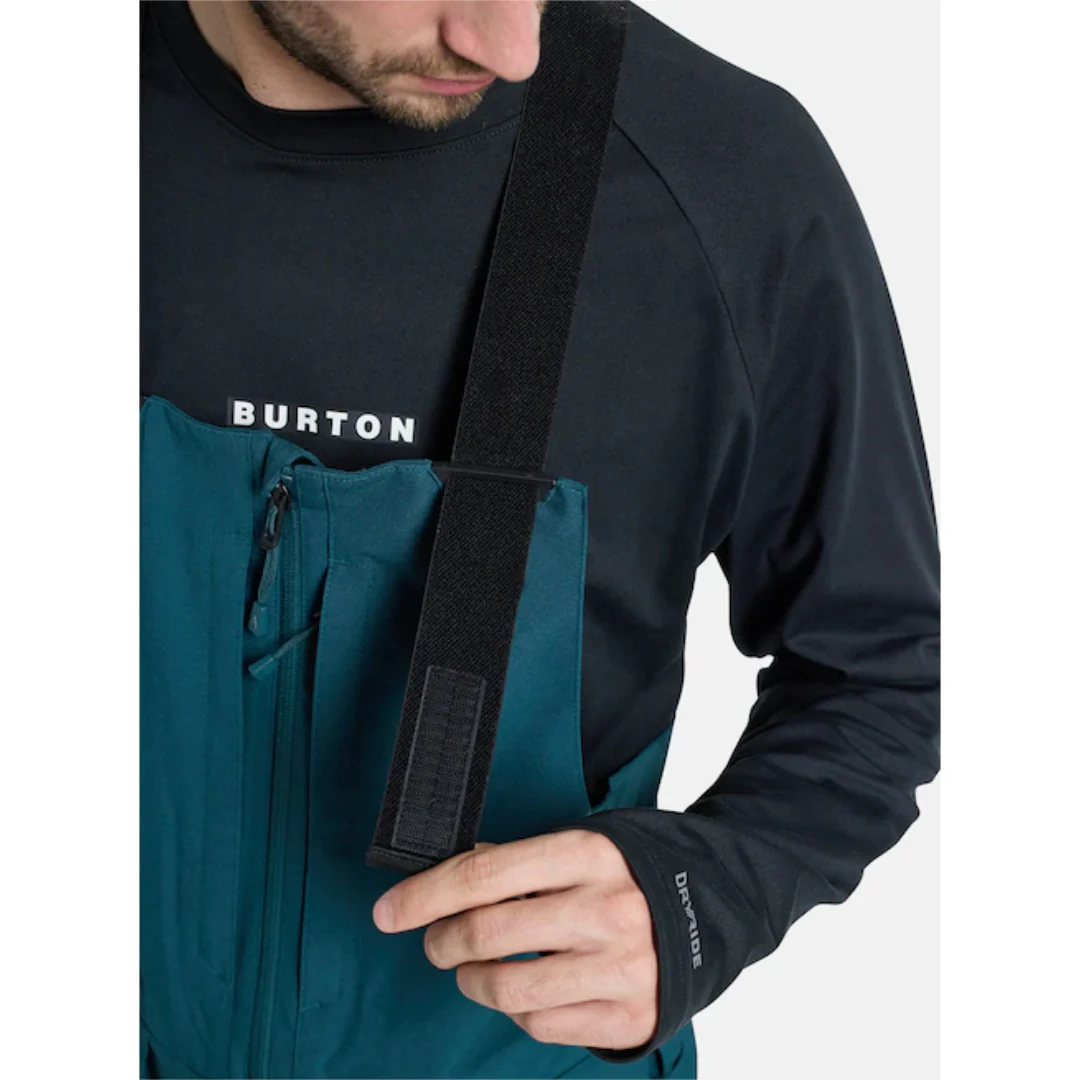 Burton Men's Reserve 2L Bib Snowpants-Deep Emerald - Image 5