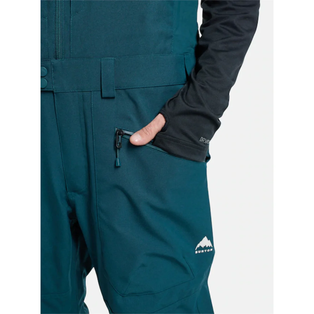 Burton Men's Reserve 2L Bib Snowpants-Deep Emerald - Image 6