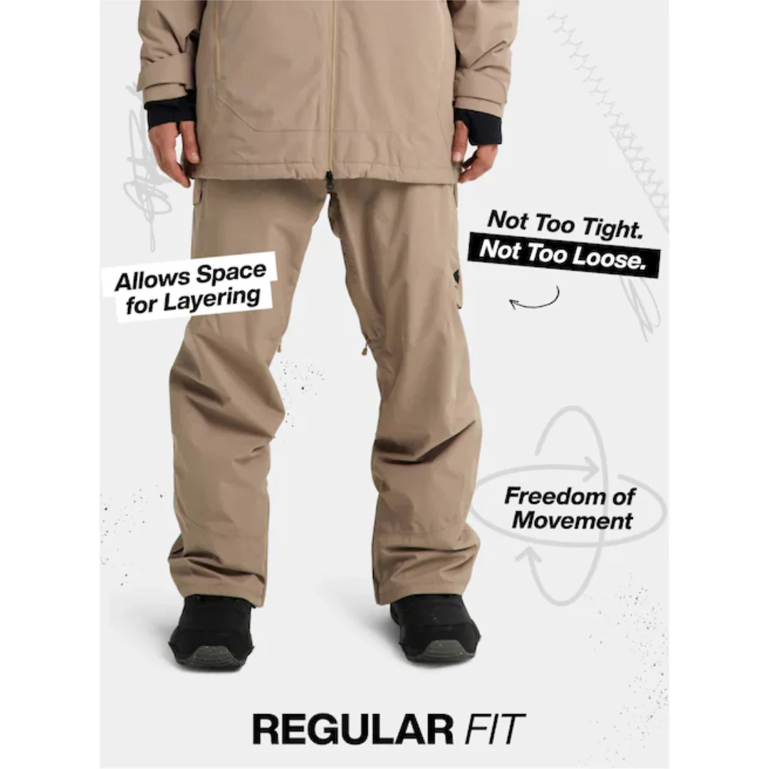 Burton Men's Reserve 2L Stretch Bib Snowpants-Nightfall - Image 5