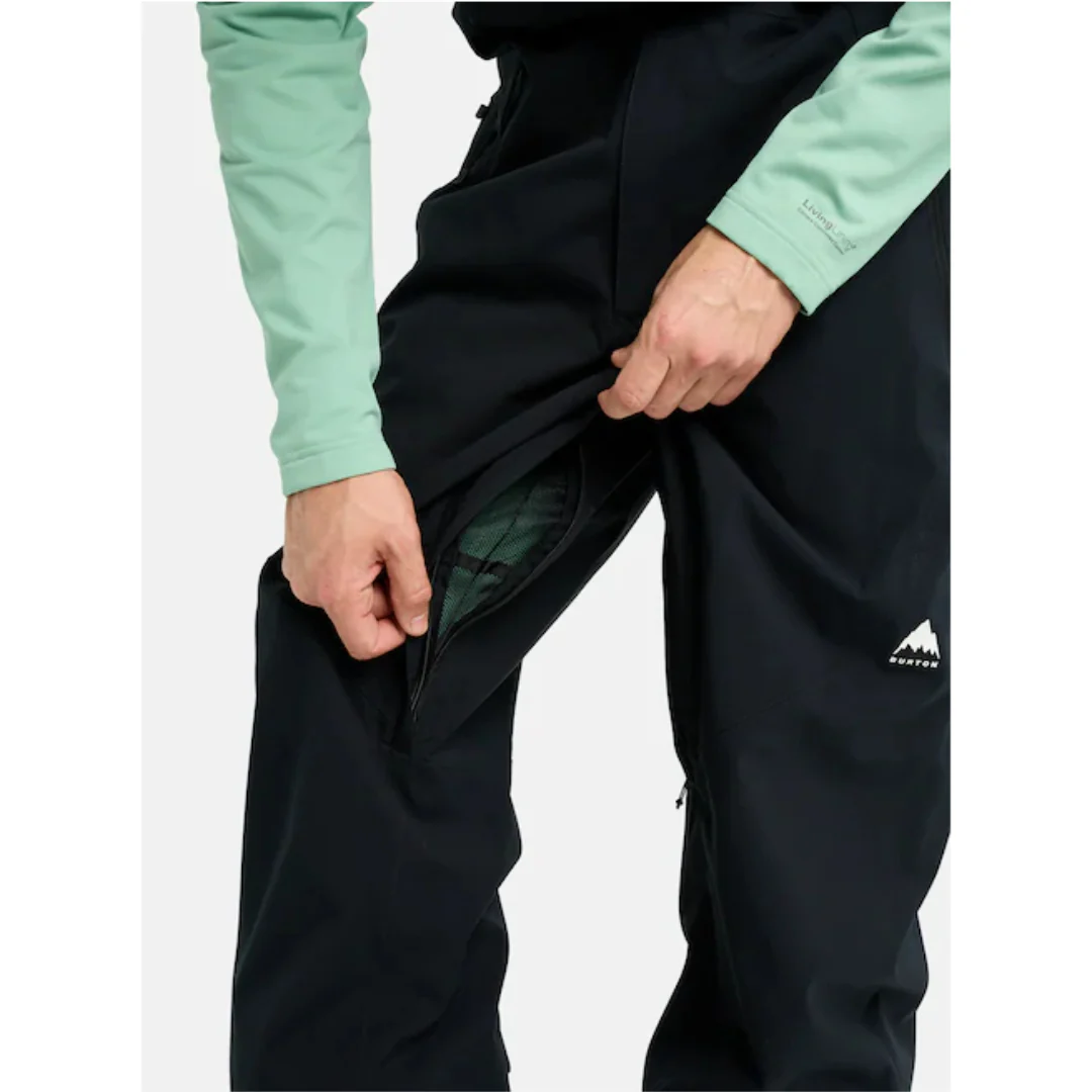 Burton Men's Reserve 2L Stretch Bib Snowpants-True Black - Image 8