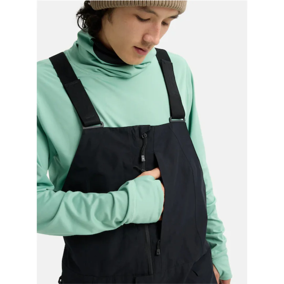 Burton Men's Reserve Gore-Tex 2L Bib Snowpants-True Black - Image 7