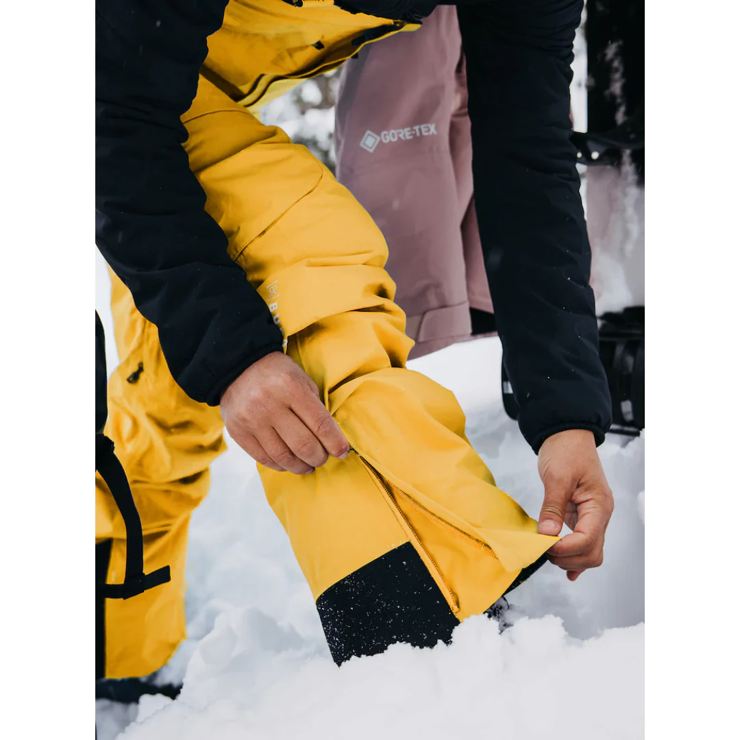 Burton Women's [ak] GORE‑TEX 3L Kimmy Stretch Bib Pants - Goldenrod - Image 3