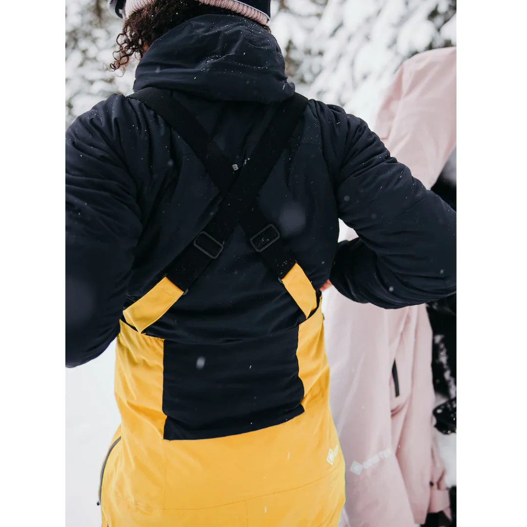 Burton Women's [ak] GORE‑TEX 3L Kimmy Stretch Bib Pants - Goldenrod - Image 5