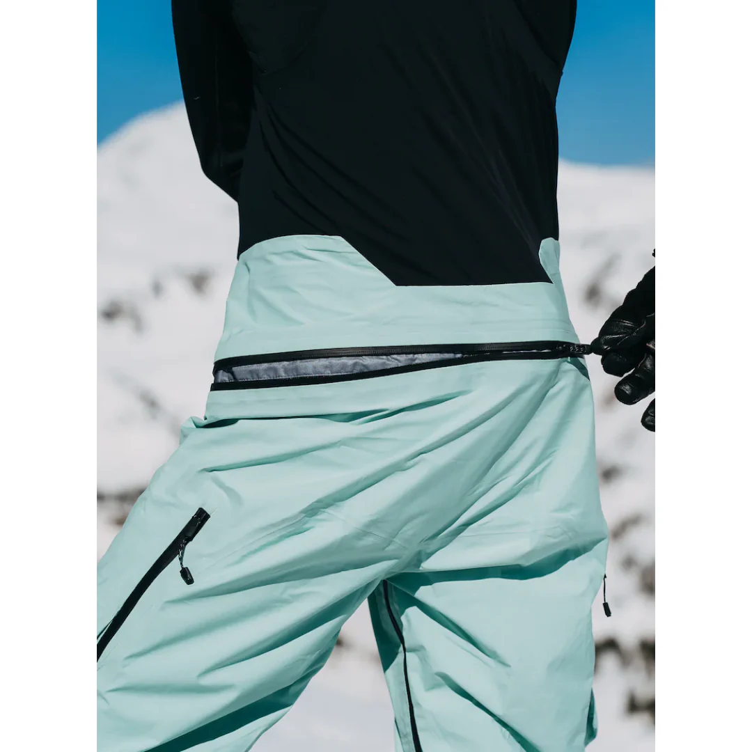 Burton Women's [ak] Kalausi GORE-TEX C-Knit 3L Bib Pants - Powder Mint - Image 3