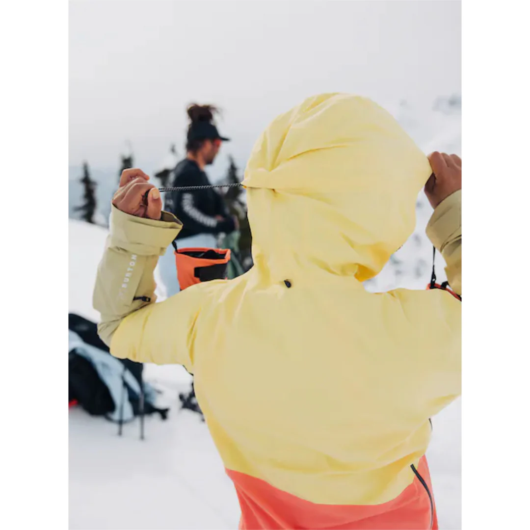 Burton Women's [ak] Kimmy GORE-TEX 2L Anorak Jacket - Buttermilk / Reef Pink / Mushroom - Image 5