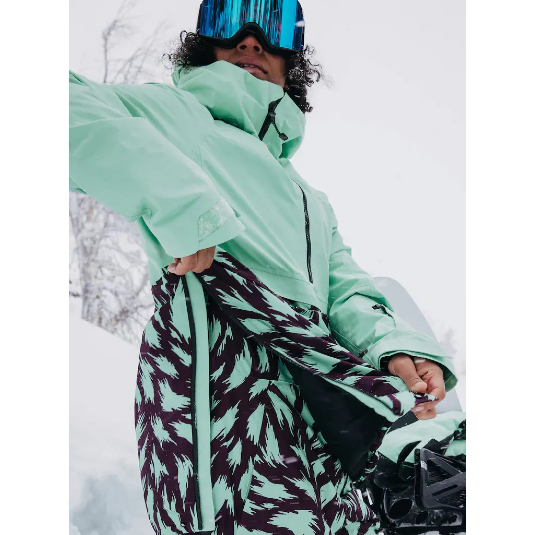 Burton Women's [ak] Kimmy GORE-TEX 2L Anorak Jacket - Powder Mint/Fur Purple Root - Image 2