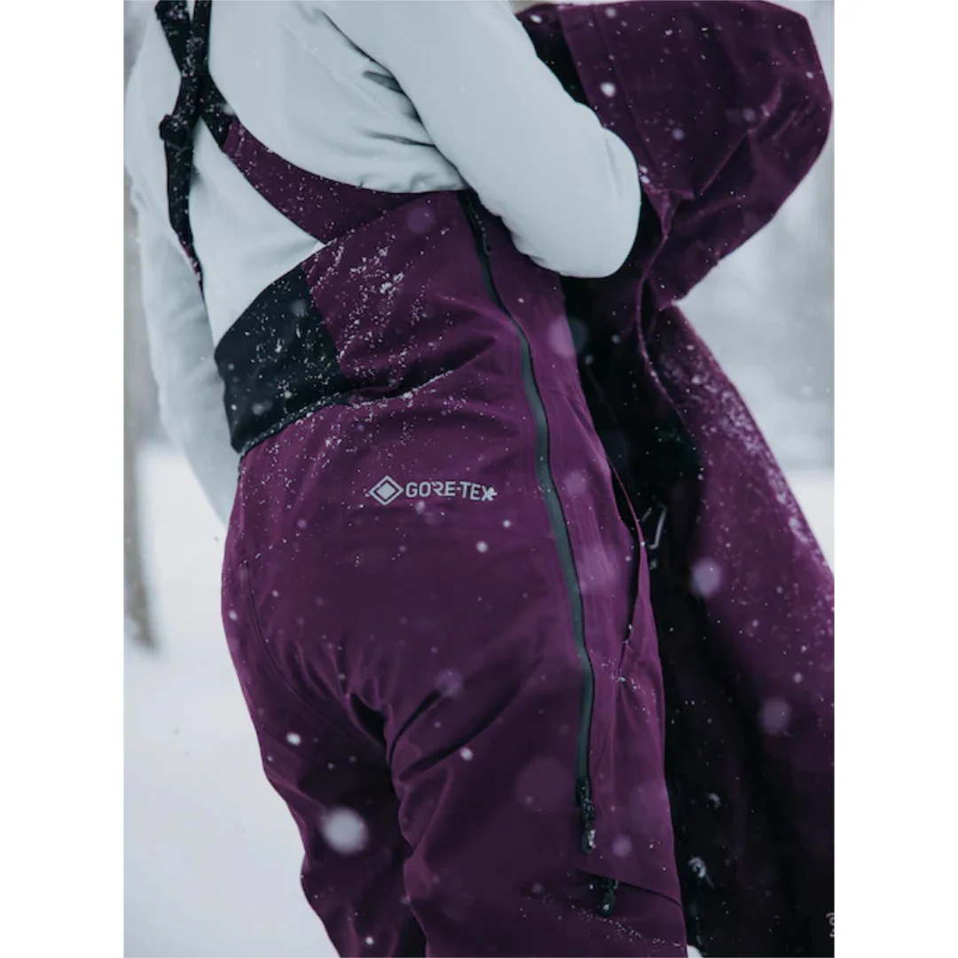 Burton Women's AK Kimmy Gore Tex 2L Bib Snowpants-Purple Root - Image 3