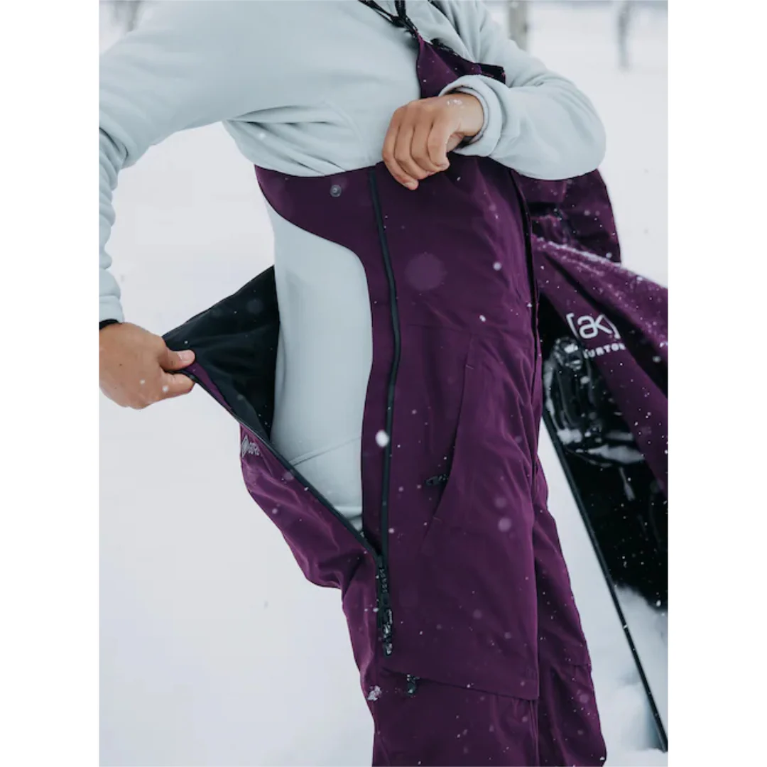 Burton Women's AK Kimmy Gore Tex 2L Bib Snowpants-Purple Root - Image 4