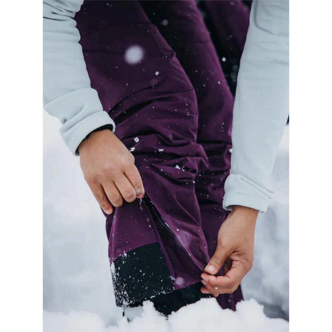 Burton Women's AK Kimmy Gore Tex 2L Bib Snowpants-Purple Root - Image 6
