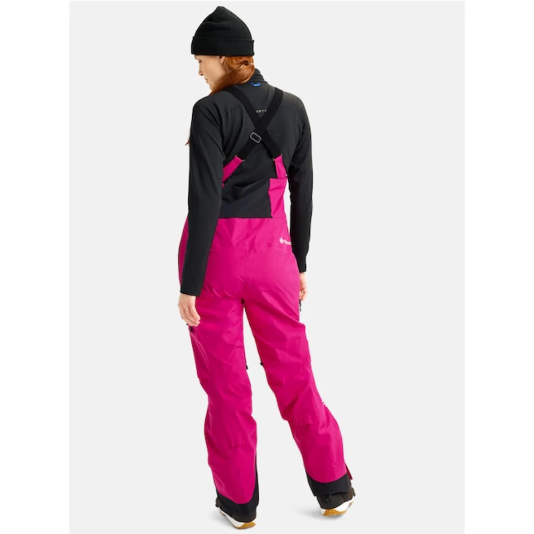Burton Women's AK Kimmy Gore Tex 2L Bib Snowpants-Very Berry - Image 2
